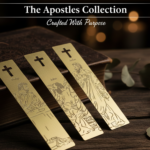 The Apostles Collection: Precision Laser-Engraved Brass Bookmarks